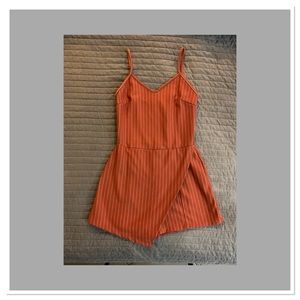 Soft burnt orange romper